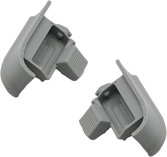 Keycap Mod Kit for AYN Thor, Game Console Modding Button Accessories, Enhanced Grip Version 1 Pair gray