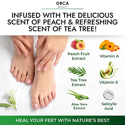 Foot-Peel-Mask-for-Dry-Cracked-Feet-8-Pairs-Foot-Mask-Peel-Foot-Callus-Remover-Dead-Skin-Remover-for-Feet-Peeling-Mask-Callous-Removers-for-Feet-Masks-Peeling-Foot-Masks-Peach-Tea-Tree-Scent