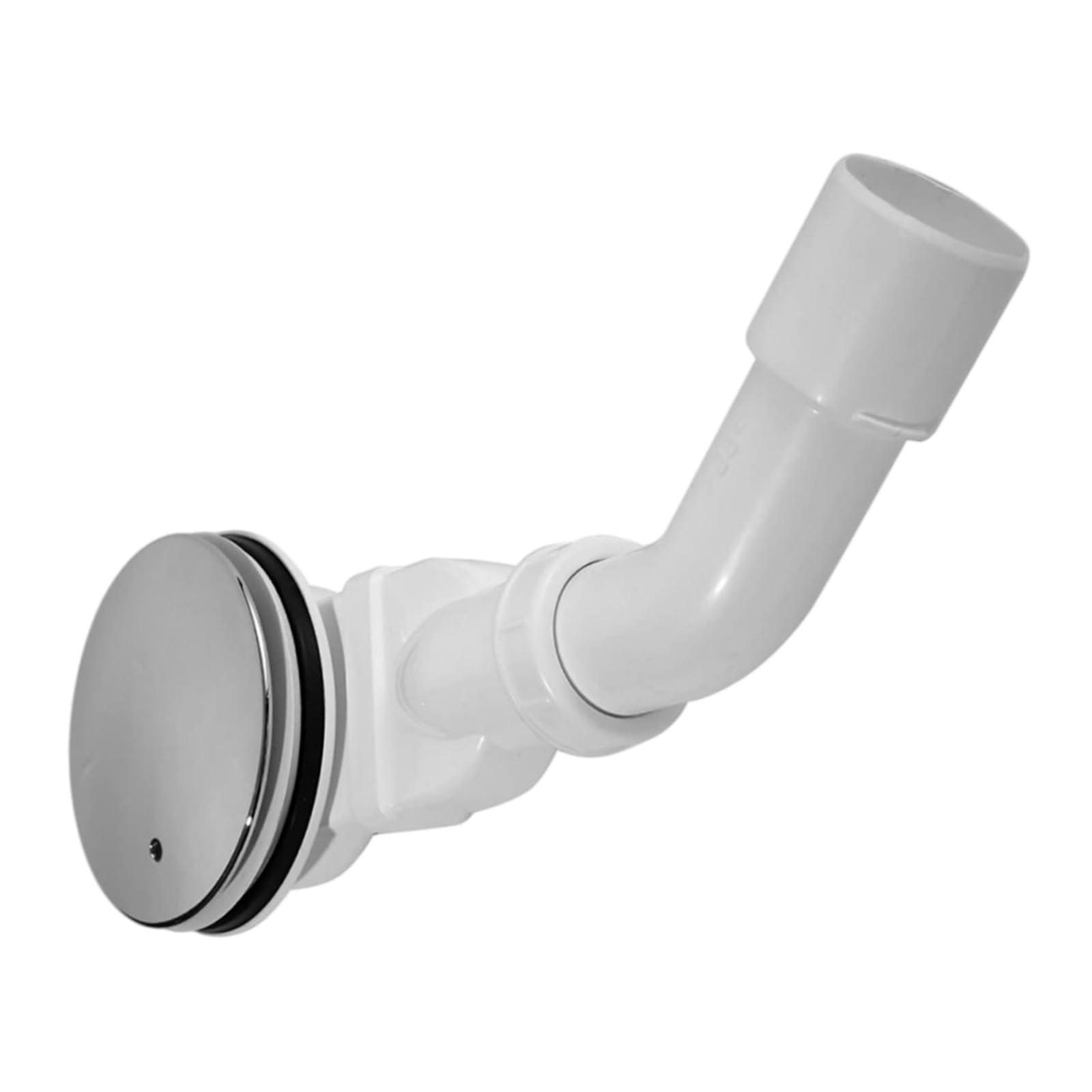 Shower Tray Drain Fitting with Odors Hair Strainer and Elbow for Bathroom Floor Drainage Systems Flat Floor with Siphon