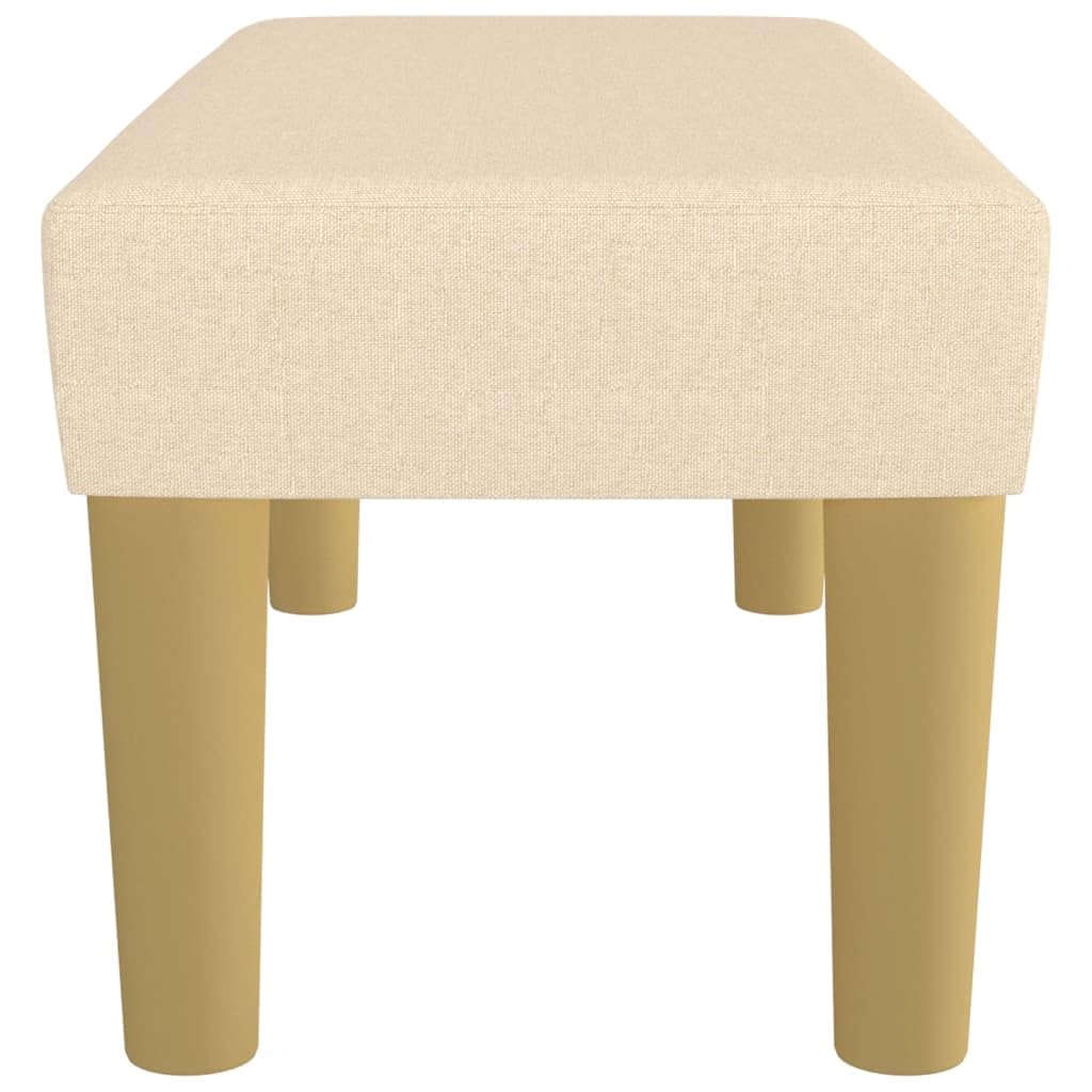 Tomostar Banc Bout de Lit, Banc Banquette Crème 70x30x30 cm Tissu