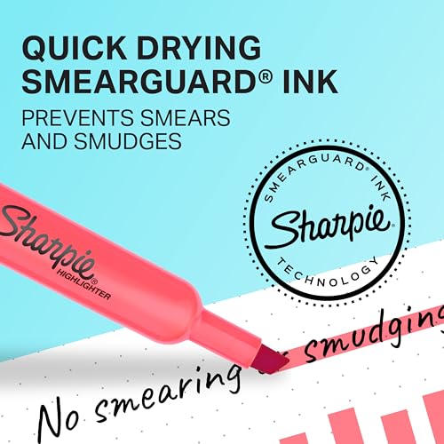 Image of Sharpie Tank Highlighters, Chisel Tip, 12 Assorted Fashion Colors, Value Pack, 36 Count - For Studying, Note-Taking, School, College, Office, Student & Teacher Supplies