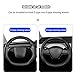 2Pcs Steering Wheel Cover for Opel Corsa D A B C E F OPC 2017-2021-pr, Anti-Slip Design Comfortable Grip Stylish Appearance Universal Type Car Steering Wheel Cover,A/Black