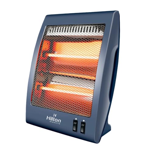 Hilton Electric Quartz Heater 400/800-Watt ISI 2 Rods Multi Mode ...