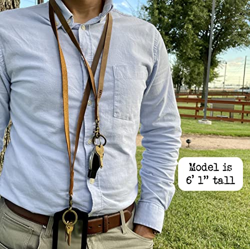 Lanyards For Id Badges, Personalized Lanyards, Leather Lanyard #TOP5