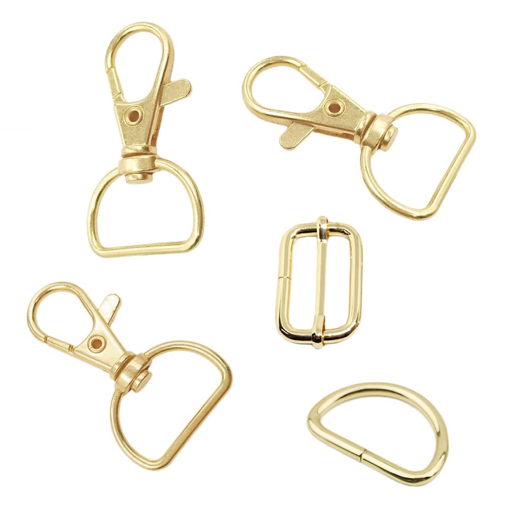 Anyasen Mousqueton Sac A Main 48 Pièces Boucle En Métal