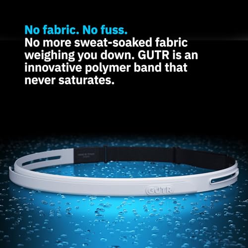 Image of GUTR Flex Sweatband - High Performance Endurance Headband for Cycling, Sports, Gym, Work