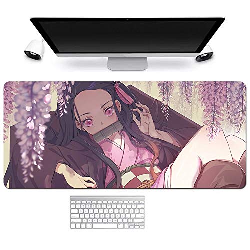 Preisvergleich Produktbild KaiWenLi Demon Slayer-Kamado Nezuko / Anime-Karikatur-Mausunterlage / Maxi-Version / Wasserdicht, Anti-Rutsch, Anti-schmutzig / E-Sport, Spiele, Büro (Color : 5mm, Größe : 700x300mm)