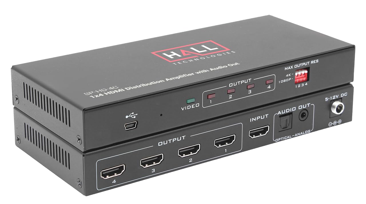 Amazon.com: Hall Technologies SP-HD-4C (1x4 HDMI Distribution