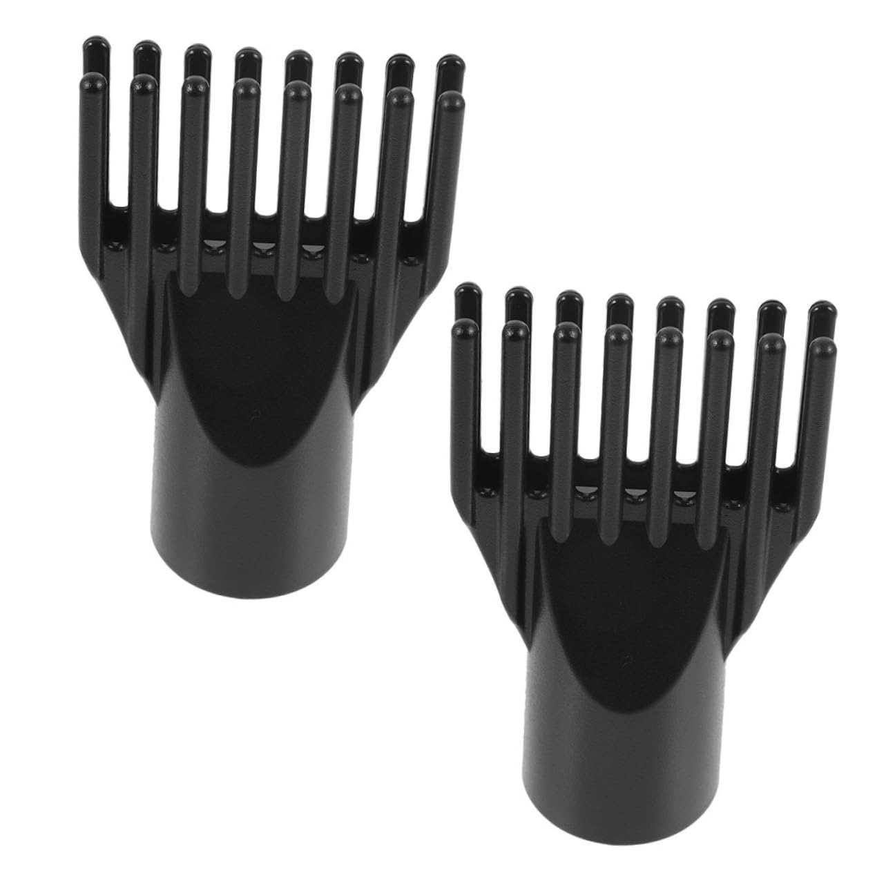 Mikinona Replacement Nozzles for Hair Dryer 2 Pack Hair Dryer Comb Nozzle Universal Styling Tool Easy to Use