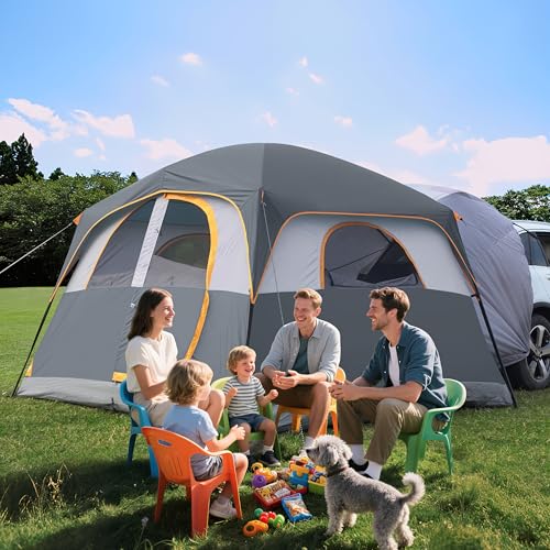 Carpa para camping SUV para 6 personas impermeable y a prueba de viento miniatura 3