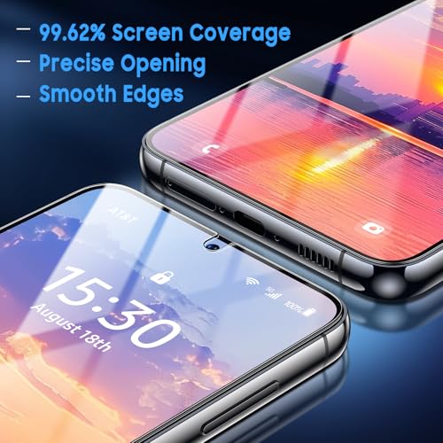 Image of Uyiton for Samsung Galaxy S23+ Plus Screen Protector - 2 Pack | Ultra HD Clarity, Fingerprint Unlock, 9H+ Hardness, Scratch-Resistant, Anti-Fingerprint, Bubble-Free, Easy Install