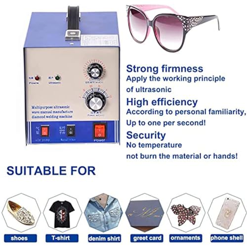 Machine à repasser les strass pour tissus, cuir et customisation de mode