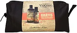 Kit Necessaire Shampoo e Condicionador de Barba Viking Terra