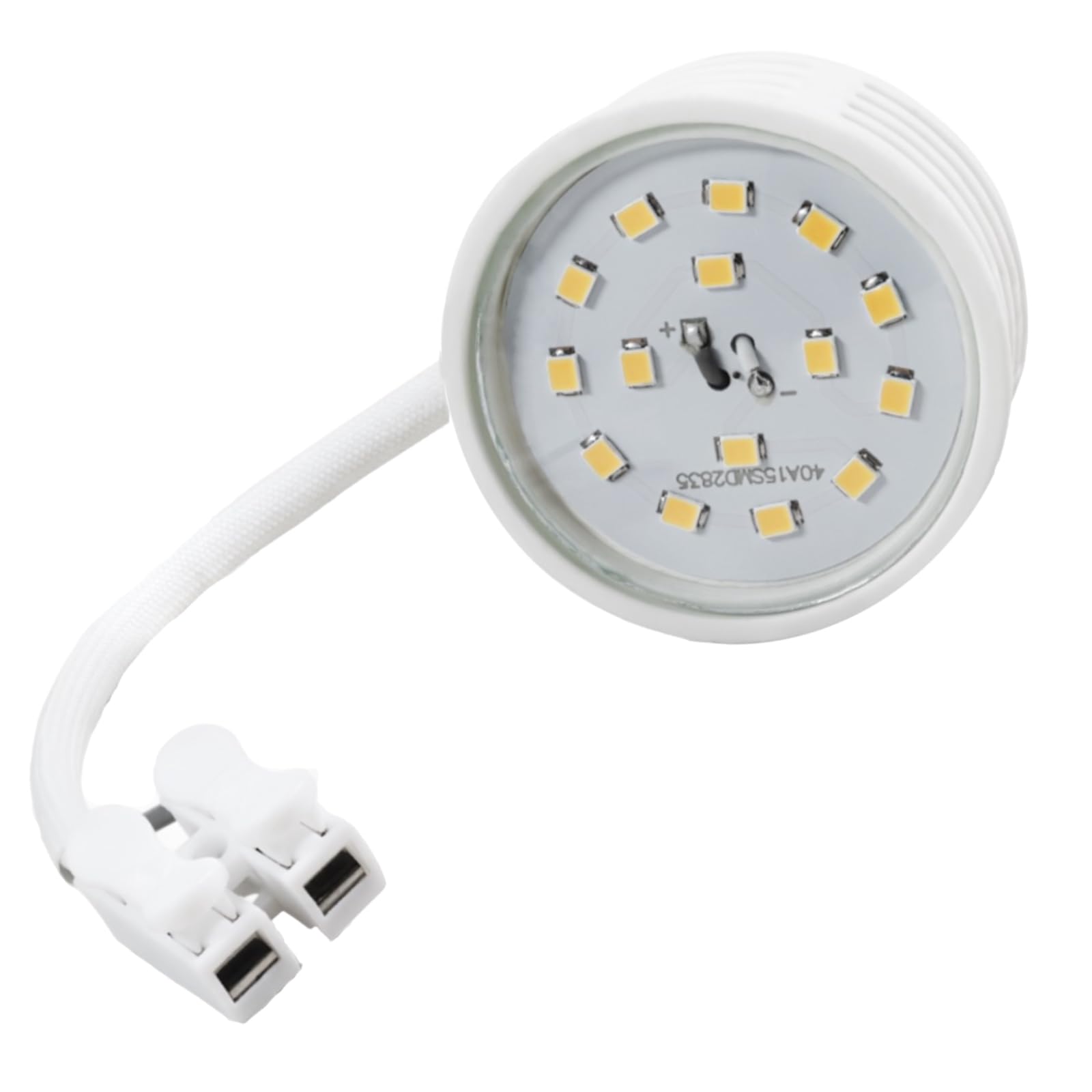6 Stück flacher LED Einbaustrahler Lotta 230V 5W SMD Neutralweiß 4000K | IP20 | Farbe: Weiß | Kompakte Einbauleuchte | Moderner Deckenspot für Wohnbereich & Flur