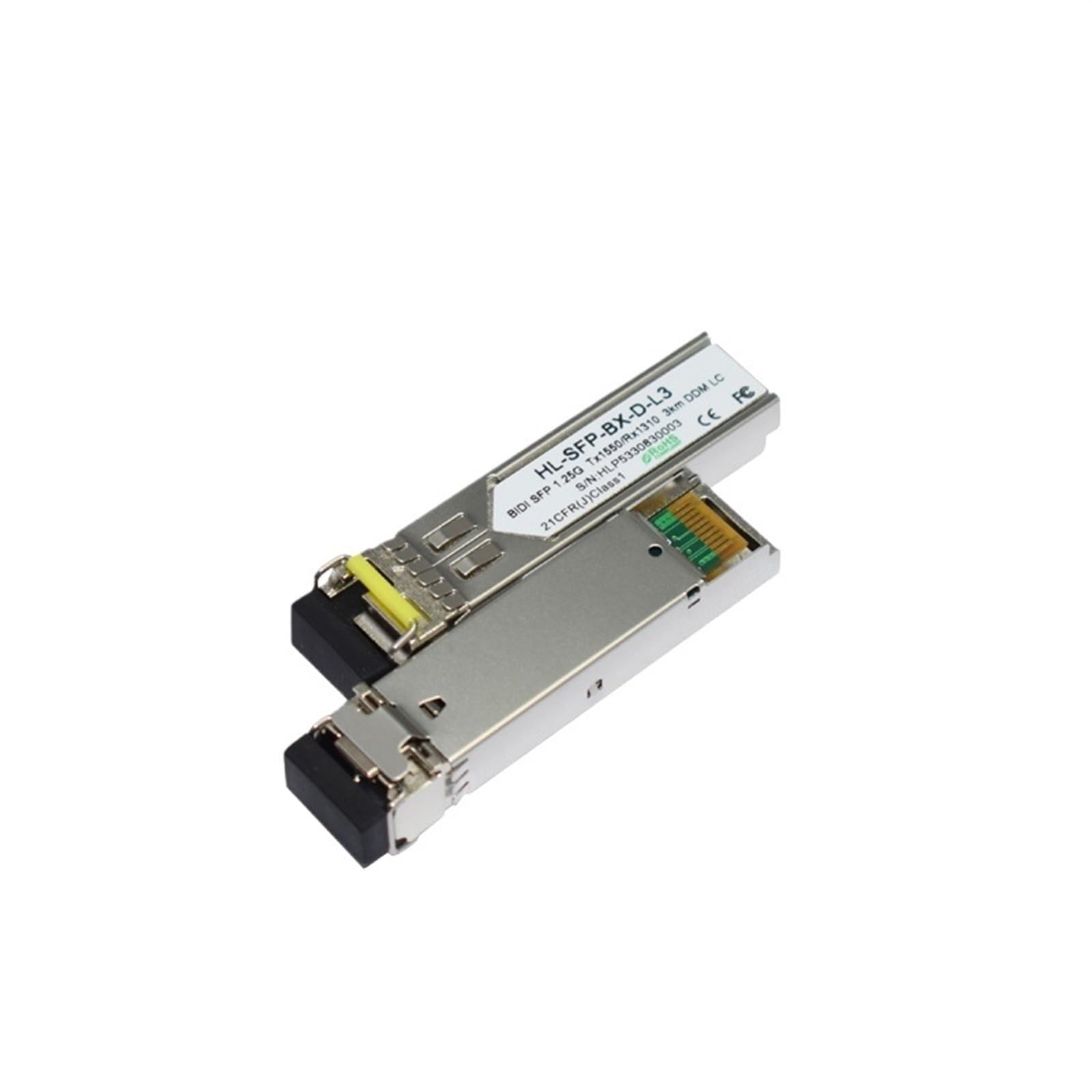 Transceptor SFP de 1,25 G 1310/1550 nm 3 KM/20 KM con conector único SC/LC DOM (conector LC de 3 km)