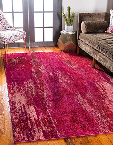Tapete decorativo rectangular 185x275 cm rosa
