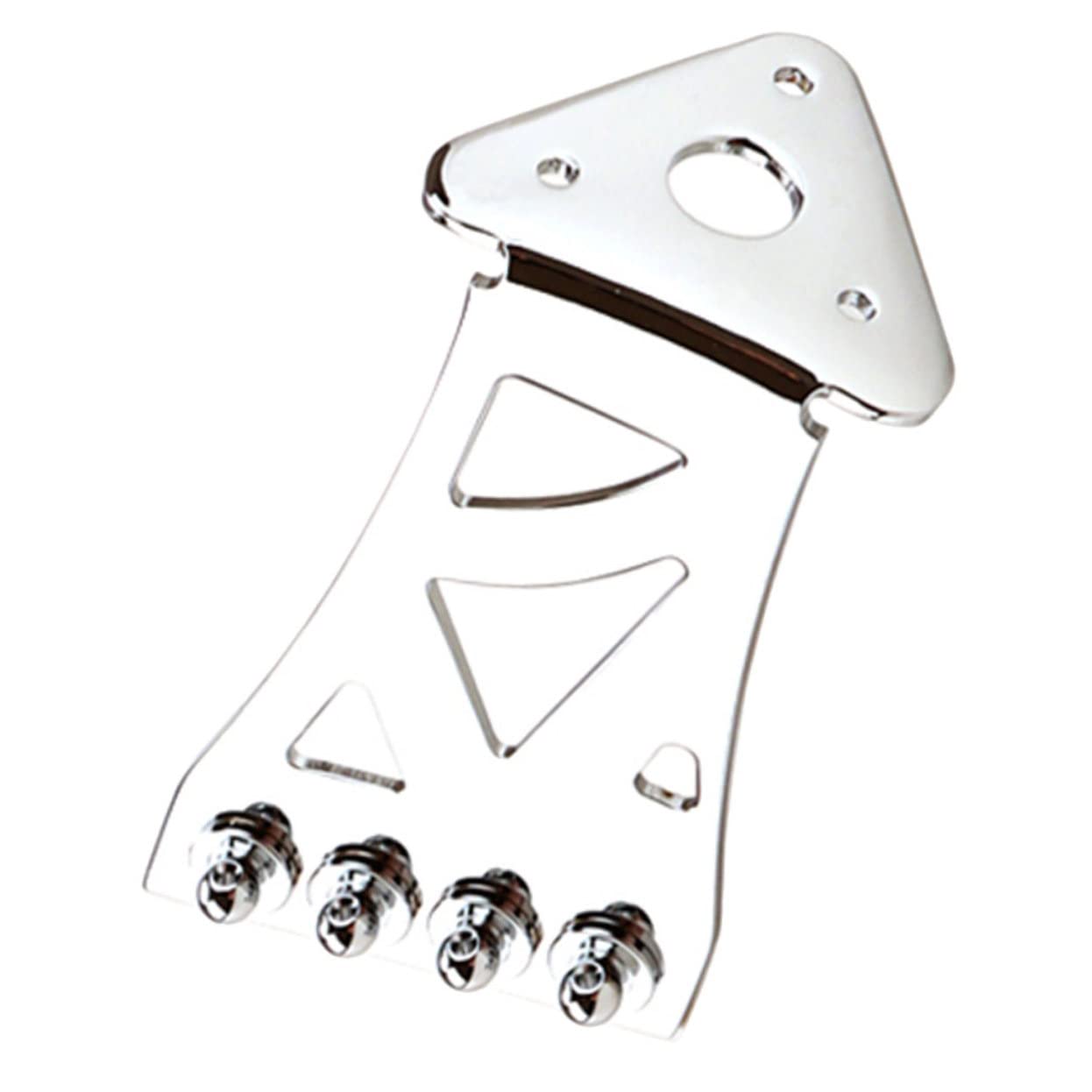 ifundom 4pezzi Metal Banjo Tailpiece Per Chitarra Accessorio Strumentale Per Banjo Corde Migliora Tonalità e Volume Design Classico e Resistente