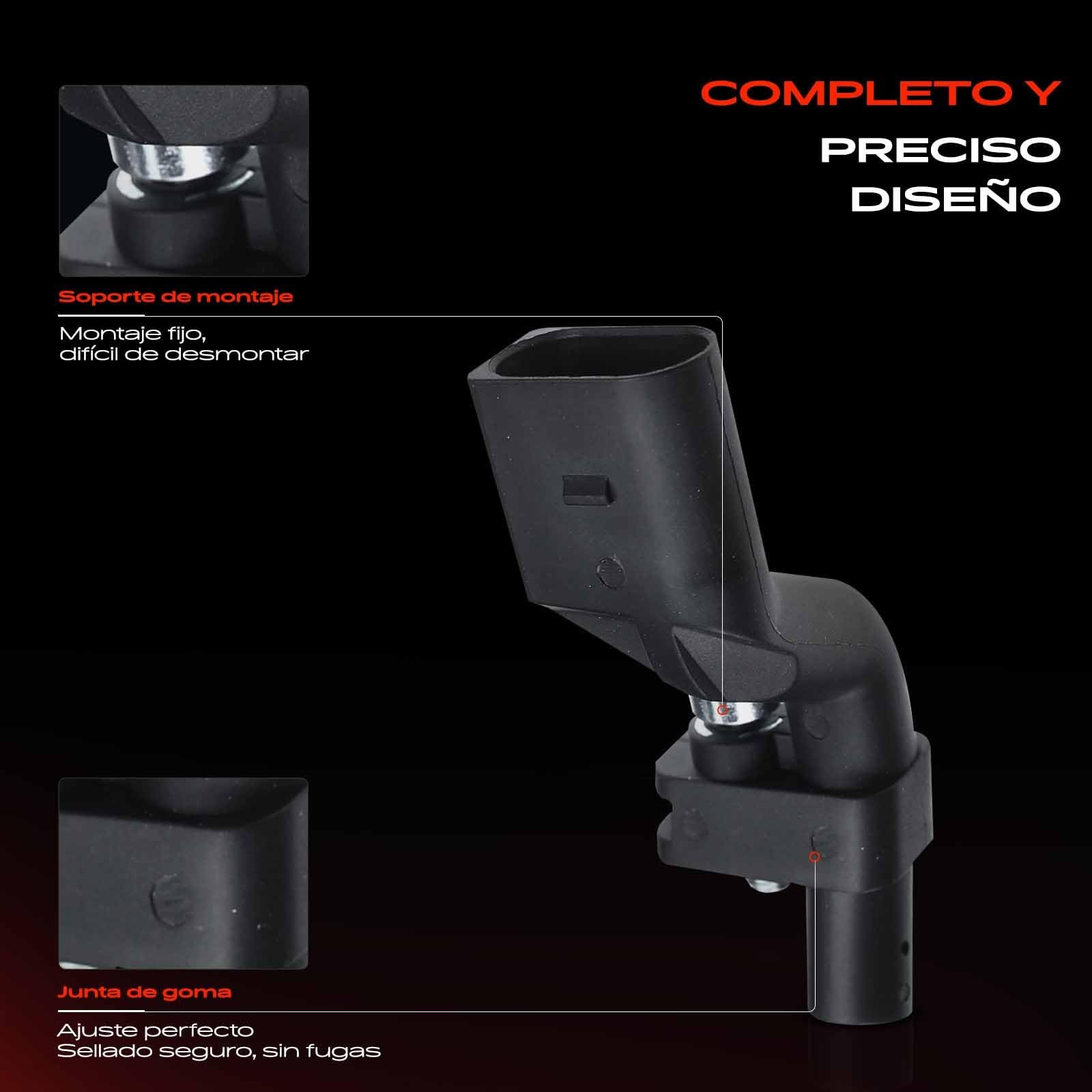 Frankberg Posición del cigüeñal Sensor del cigüeñal Compatible con Golf Plus 521 5M1 Golf V 1K1 T.o.u.r.a.n 1T1 1T2 A3 8P1 A3 Sportback 8PA Replace# PC942