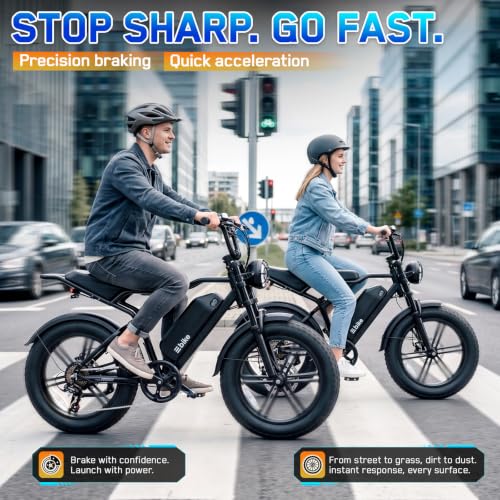 TST Electric Bike - 48V 15Ah Battery, 1500W Peak Motor, 20 * 4.0 Fat Tire - Image 4