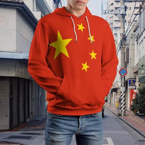 Sweat à capuche Chine imprimé 3D idéal pour vos sorties décontractées