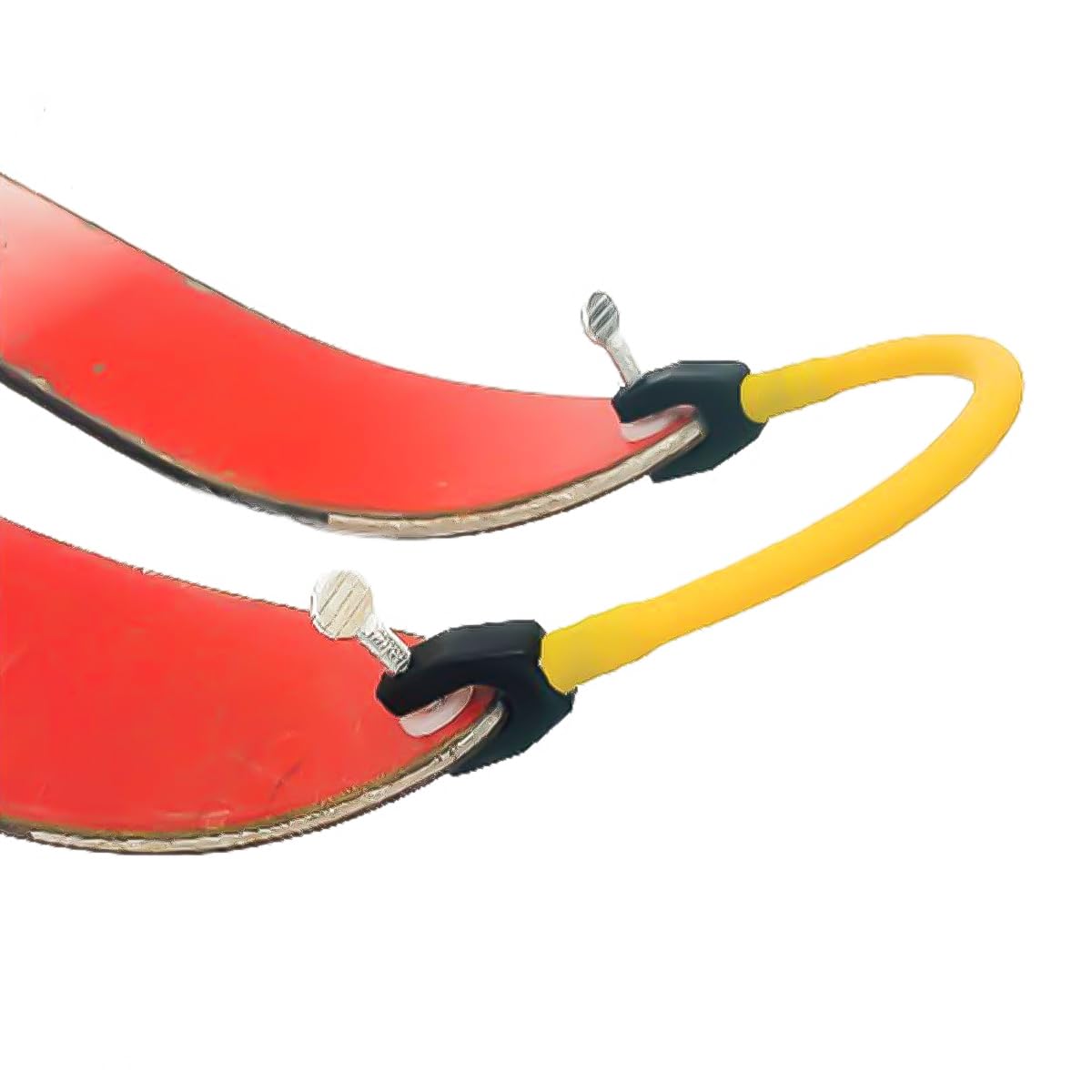 Clips de Pointe de Snowboard pour Entraînement au Ski Débutants, Élastique Jaune