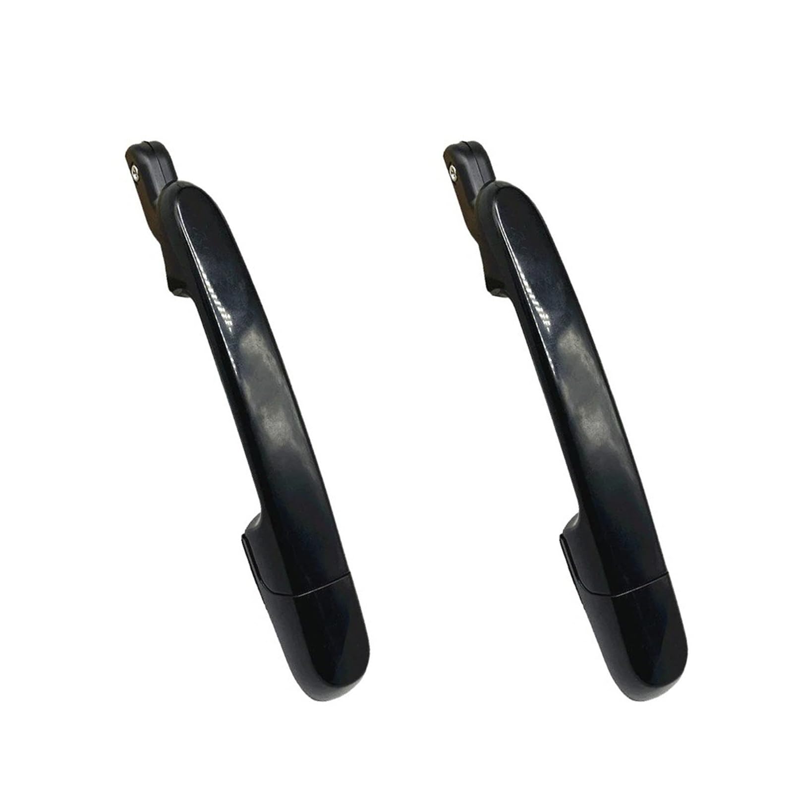 Kpuwers Exterior Door Handle Car Exterior Door Handle 82650-1E000 82660-1E000 83660-1E000 83650-1E000 for Hyundai for Accent 2006-2011 Handles Replacement(Back 1 Pair)