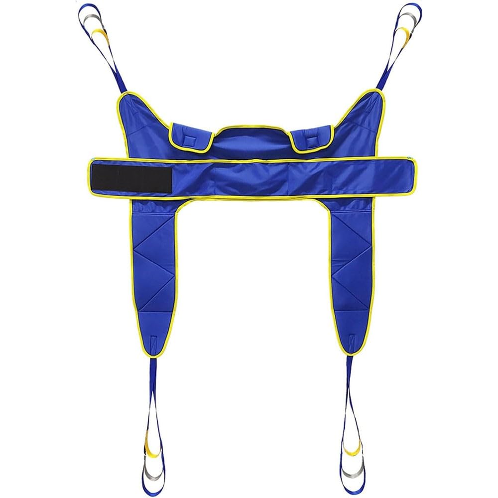 Grúa De Paciente - Arnés Elevación Paciente Cuerpo Completo - Eslinga De Elevación con para Paciente Y Minusválido para Posicionamiento Y Elevación De La Cama Enfermería Large