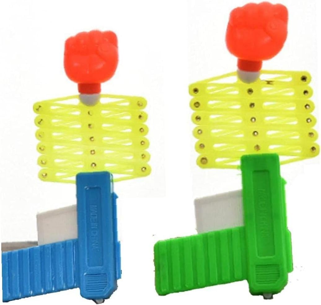 2pcs Scalable Fist Shooting Toy,Plastic Retractable Fist Shooter Trick Toy for Boys Girls for Party Festival Gifts
