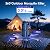 Solar Bug Zapper Outdoor – 5000mAh Battery, 4200V Mosquito Zapper, USB-C Rechargeable & 4-Sided Solar Panels, Waterproof Portable Fly Zapper with LED Light for Patio, Garden, Camping, Backyard