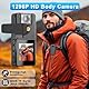 Hoestr 64GB Body Camera, 1296P HD Body Cam (3000 mAh) mit IR Nachtsicht und 180° drehbarem Objektiv,Bodycam Körperkamera Ideal für den privaten Gebrauch, die Polizei und Strafverfolgungsbehörden
