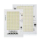  ZeZhen Bombillas de luz LED Luz de inundación DIY SMD 2835 LED chip 100W 50W □ 30W 20W 10W Beads de luz de inundación AC 220V-240V Lámpara de iluminación LED for iluminación al aire libre Foco Bombill