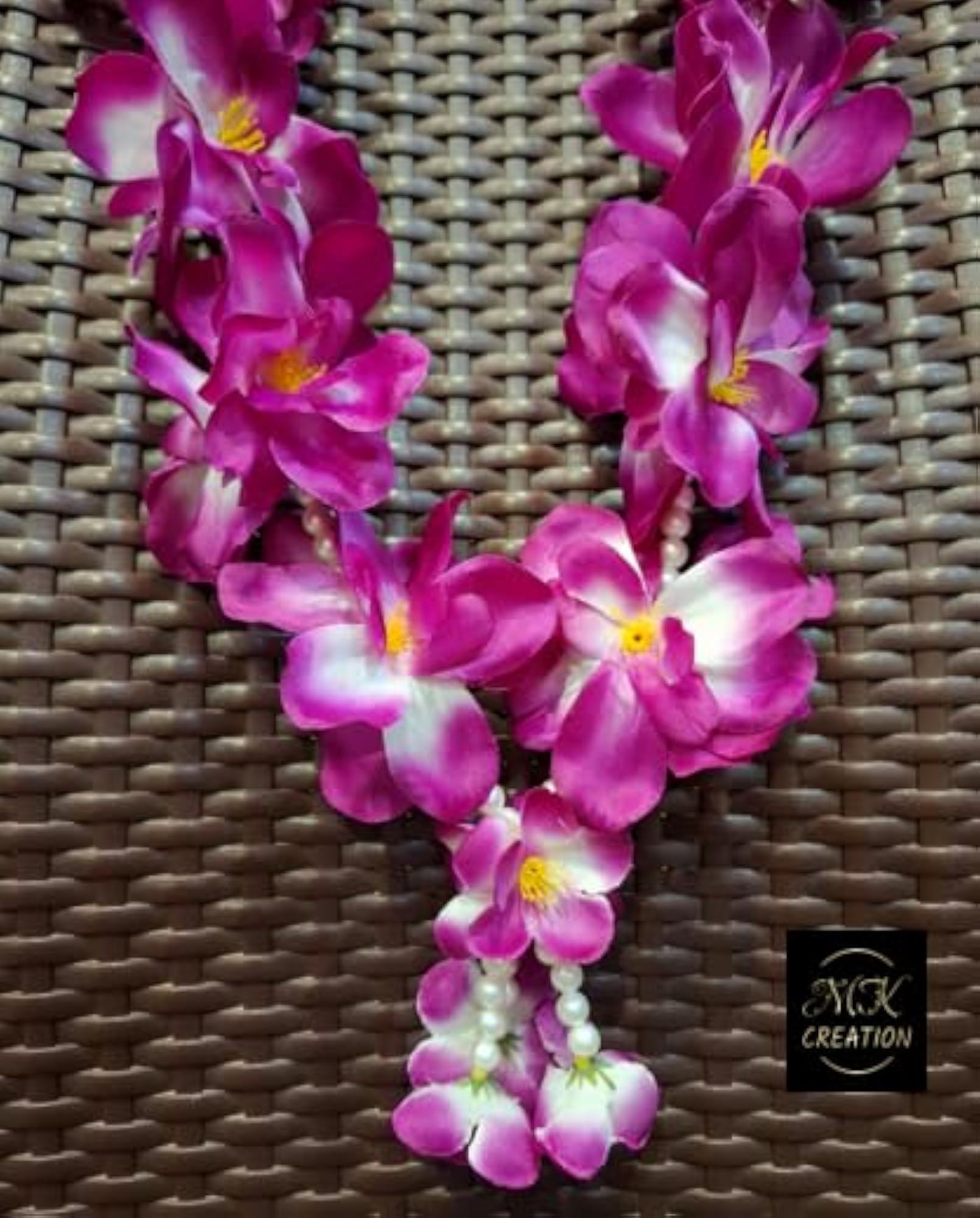 Everlasting Elegance Orchid Flower Garland
