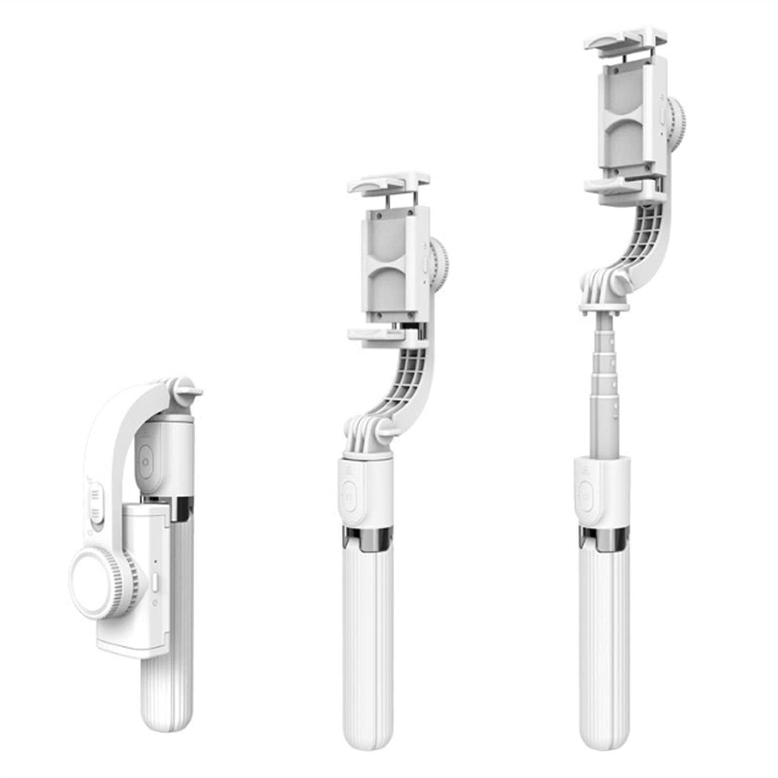 SCRUBY RISE-L08 Handy Selfie Stick Stabilizzatore manuale Bluetooth Montaggio treppiede PTZ anti-shake monoasse