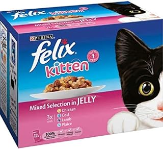Felix Kitten Mixed Selection in Jelly - Pouch (12x100g) - Pack of 2