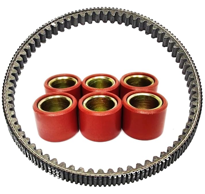 CINGHIA KIT 6 RULLI ORIGINALE PIAGGIO BEVERLY TOURER E3 300 2009/2010