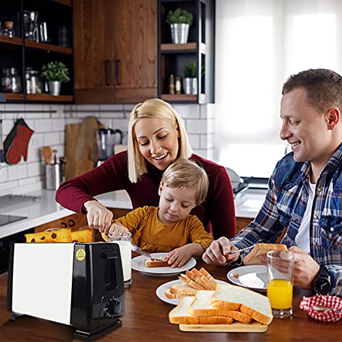 Zubita Edelstahl Klein Toaster, Toster Toaster Textures mit 2 Breite Toastschlitze, 6 Einstellbare Bräunungsstufe Brot… – Bild 3