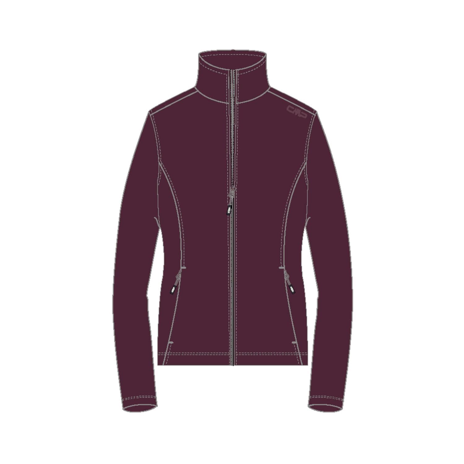 CMP - Woman Jacket, Burgundy, L