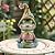Wiresusan Garden Yoga Frog Statues Outdoor Meditation Zen Yoga Frogs Resin Figurines, Garden Home and Decoration for Patio Yard Lawn, Gifts for Women, 9.4 Tall Inches Green Frogs Sculptures