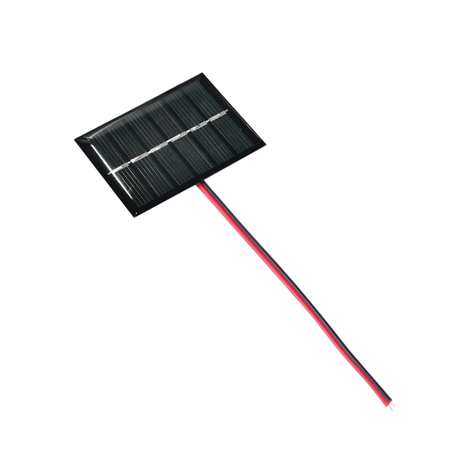 Wvyhlamrc 1Pcs Solar Cell 100Ma 1W 3V Solar Panel With Cable Solar For Lamp Fan Pump For 2-3V(1Pcs)