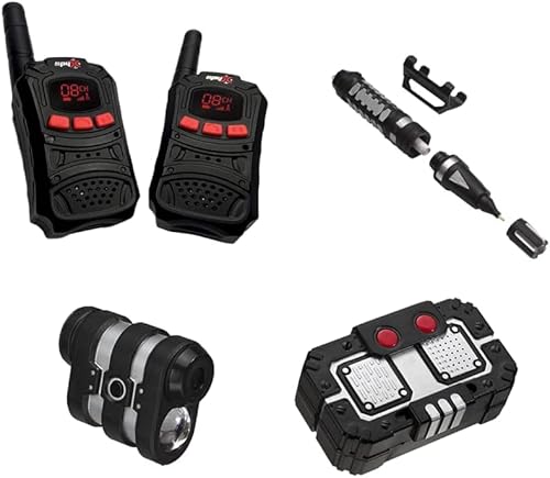 Spyx 10540 Secret Agent Comms Kit - Includes Spy Toy Walkie-Talkie Pair/Micro Spy Scope/Invisible Ink Pen/Secret Voice Disguiser. 4 Communication & Surveillance Tools For Spy Kids thumb #9