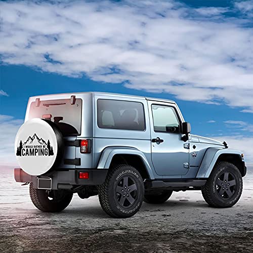 Liever Camping Witte Spare Band Cover Wiel Beschermers Waterbestendig Universele Reservewiel Band Cover Fit voor Jeep… - Image 4