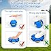 Adiwo Flying Saucer Ball Hundespielzeug, Haustier Spielzeug Fliegende Untertasse Ball, Tragbare Fliegende Untertasse, Outdoor Dekompression Magic Ufo, Deformed Toys für Outdoor Sports Beach Games