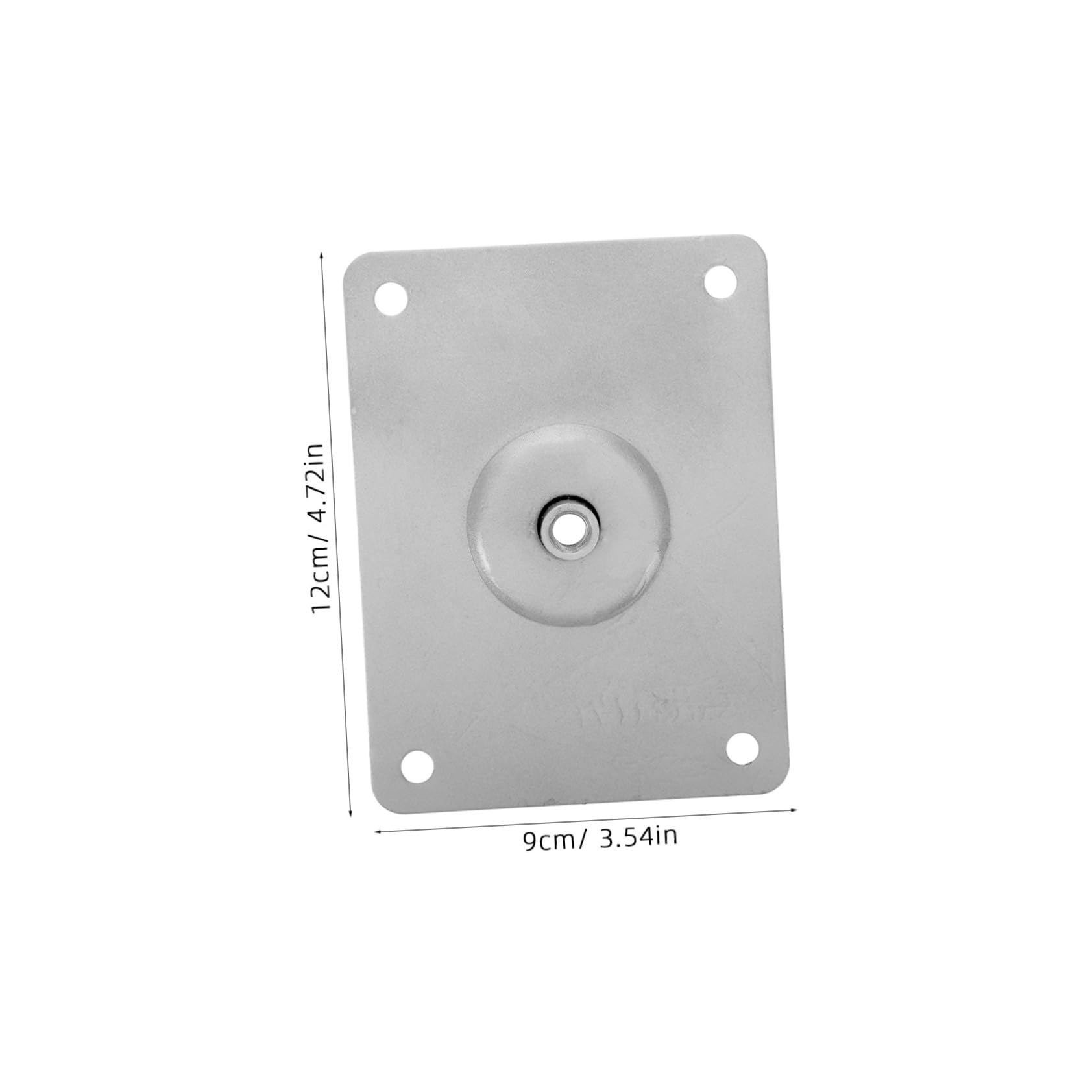 ibasenice Drum Pad Stand Accessories Drum Mute Pad Mounting Plate Square Leg Mounting Plate