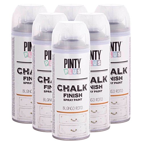 Exclusive Discount 80% Offer Chalk Finish Spray Paint - 11.8oz Water Based, Ultra Matte. Made With Real Chalk. Multiple Applications Including Furniture & Arts and Crafts. CK788 Broken White