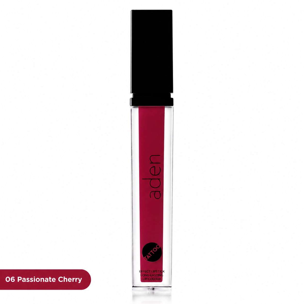 Lippenstift Tattoo - Hochpigmentiert mit MATTE FINISH 7ML - Made In Italy (06 Passionate Cherry)