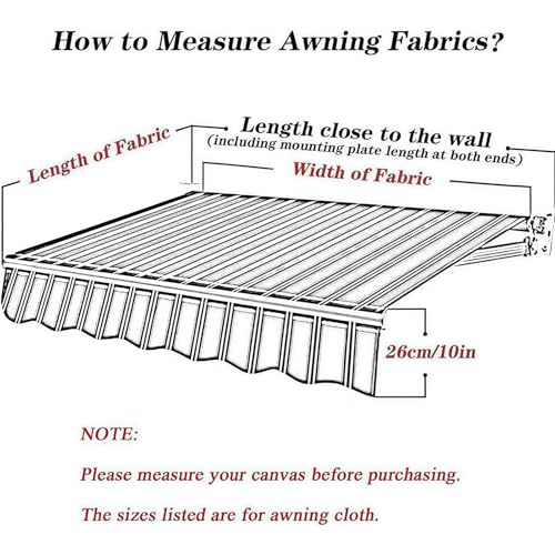 Toile de remplacement pour store résolvez les fuites et l'usure du soleil - 6
