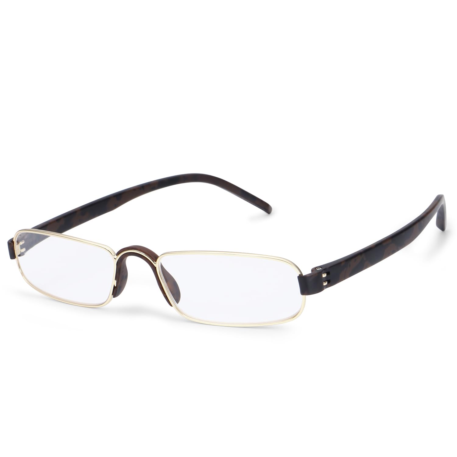 DR.HARMANN'S READING GLASSES® FULL RIM METAL FRAME fitted with Anti Reflection Coating Lens (Model: CEO ARC Gold colour +2.25) 2