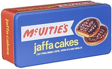 Jaffa Cake Rectangular Retro Storage Tin - Biscuit tin