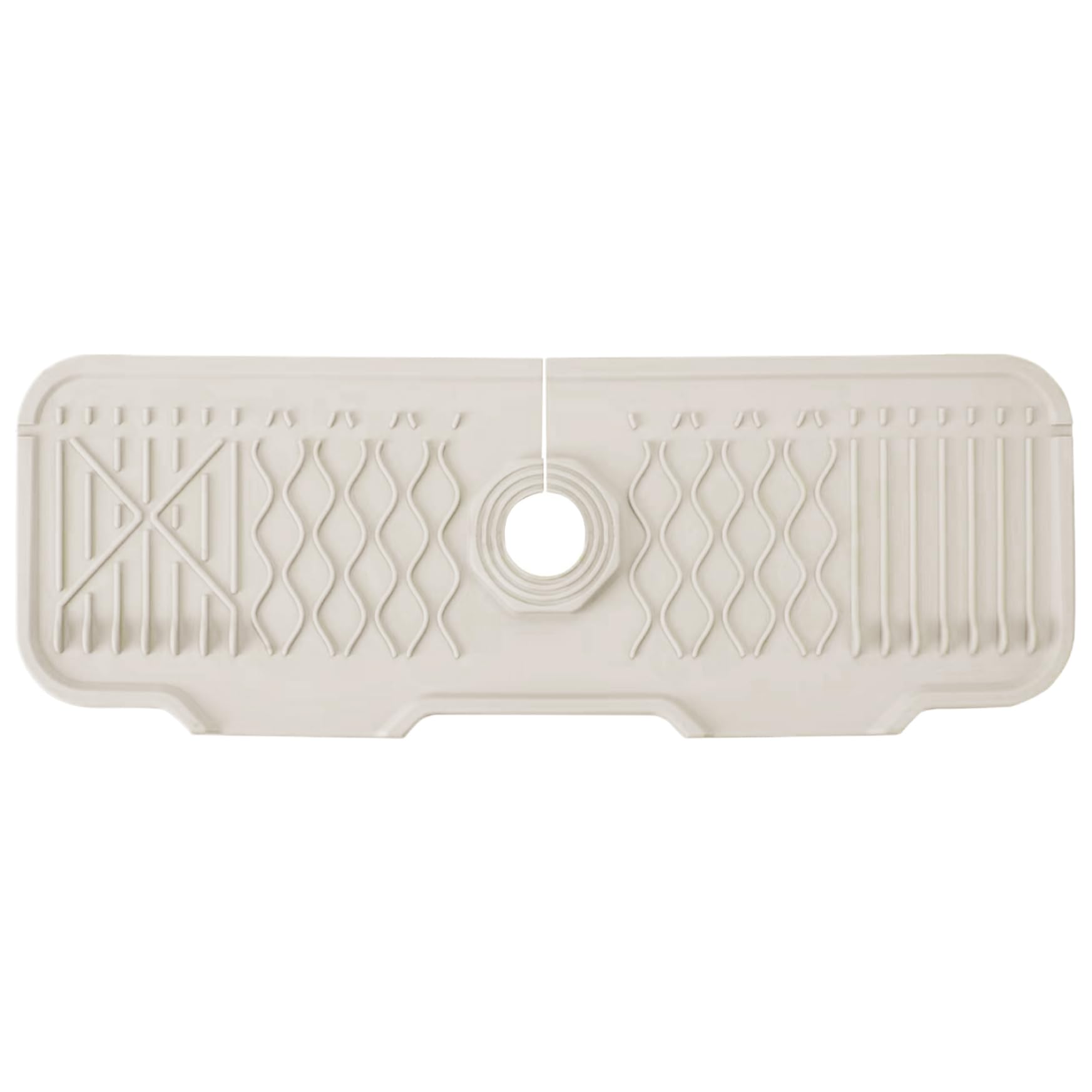 Protector contra salpicaduras de silicona para un fregadero limpio y organizado en casa