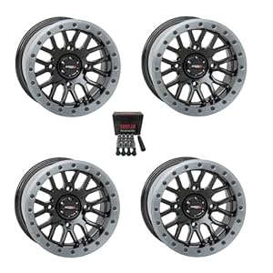 System 3 Sb-9 Beadlock 15&Quot; Wheels Gloss Black +10Mm Sportsman Rzr Ranger 3 51ixvrxxtll. sl500 . ss300